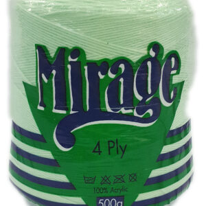 MIRAGE 4 PLY CONE 500g-COL.028 SOFT GREEN