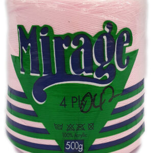 MIRAGE 4 PLY CONE 500g-COL.042 SHELL PINK