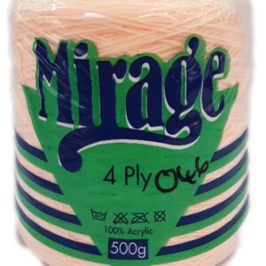MIRAGE 4 PLY CONE 500g-COL.046 APRICOT