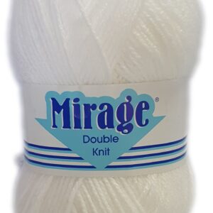 MIRAGE PULLSKEIN D.K 100g-COL.001 WHITE