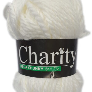 CHARITY MEGA CHUNKY 300g-COL.001 WHITE