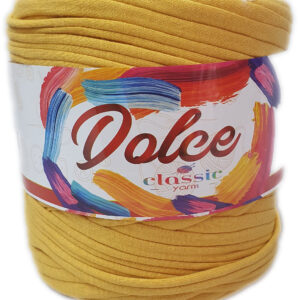 DOLCE T-SHIRT YARN-COL.MUSTARD