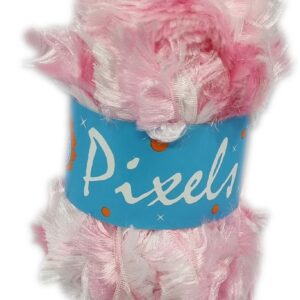 PIXELS 50g-COL.30 PINK/WHITE