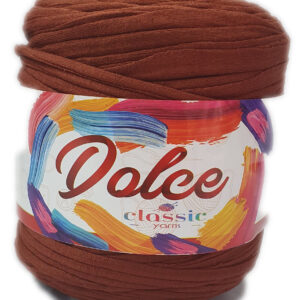 DOLCE T-SHIRT YARN-COL.RUST