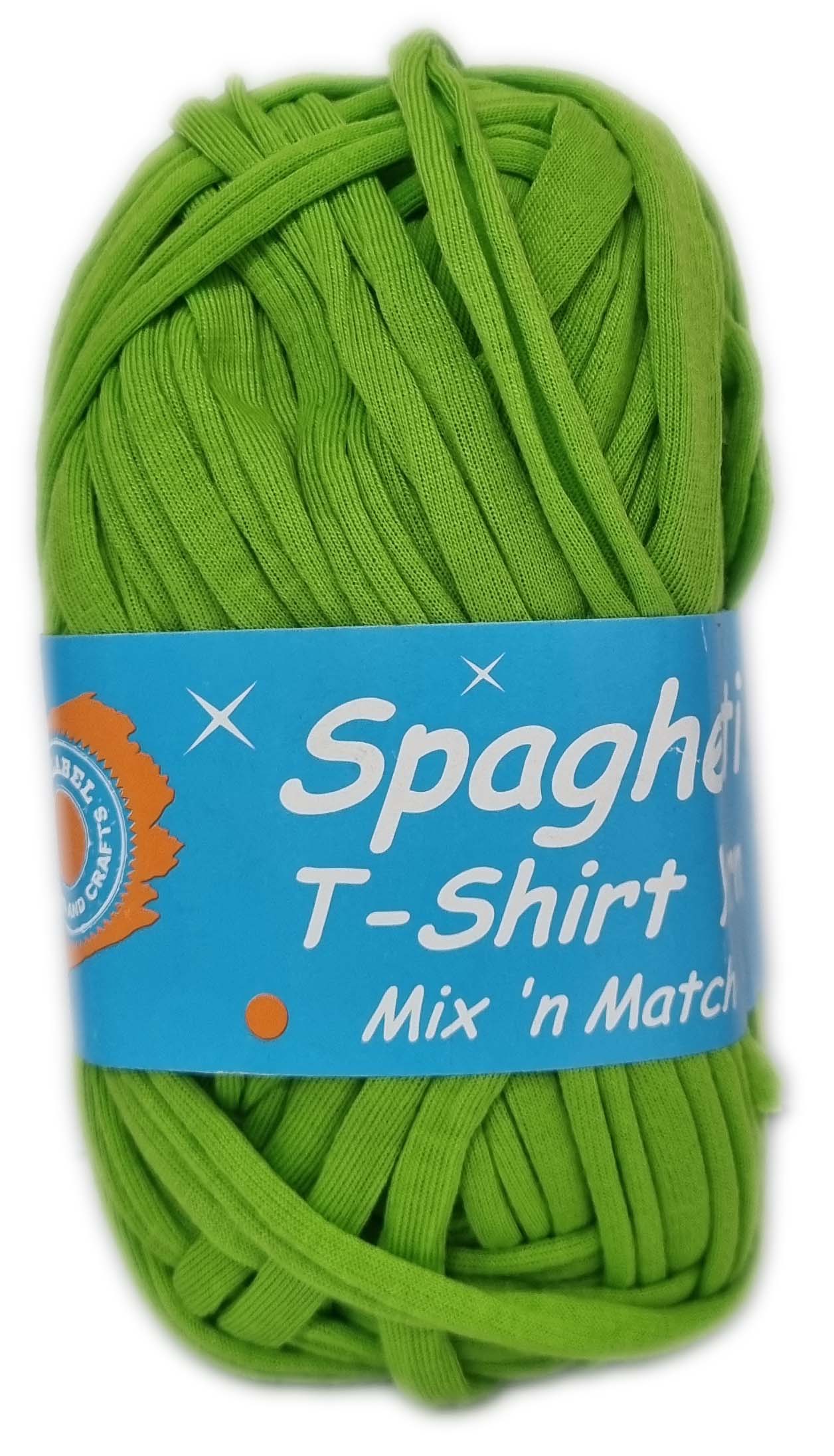 nyalon SPAGHETTI T-SHIRT YARN 100g-COL.34 NEON GREEN – Vaalcraft Distributors