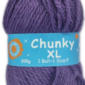 CHUNKY XL 200g-COL.48 PURPLE
