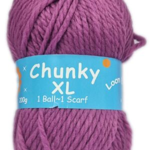 CHUNKY XL 200g-COL.91 DARK FUSCHIA