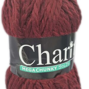 CHARITY MEGA CHUNKY 300g-COL.727 DARK CHERRY