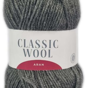 CLASSIC WOOL ARAN 100g-COL.011 TOMBSTONE