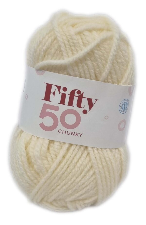 FIFTY 50 CHUNKY 50g-COL.CREAM – Vaalcraft Distributors