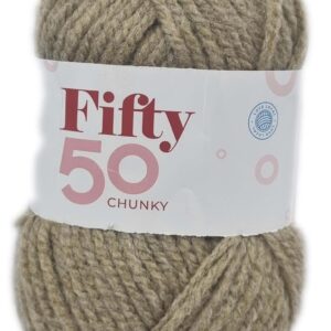 FIFTY 50 CHUNKY 50g-COL.045 KHAKI