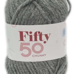 FIFTY 50 CHUNKY 50g-COL.051 GREY