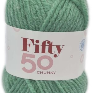 FIFTY 50 CHUNKY 50g-COL.074 IVY