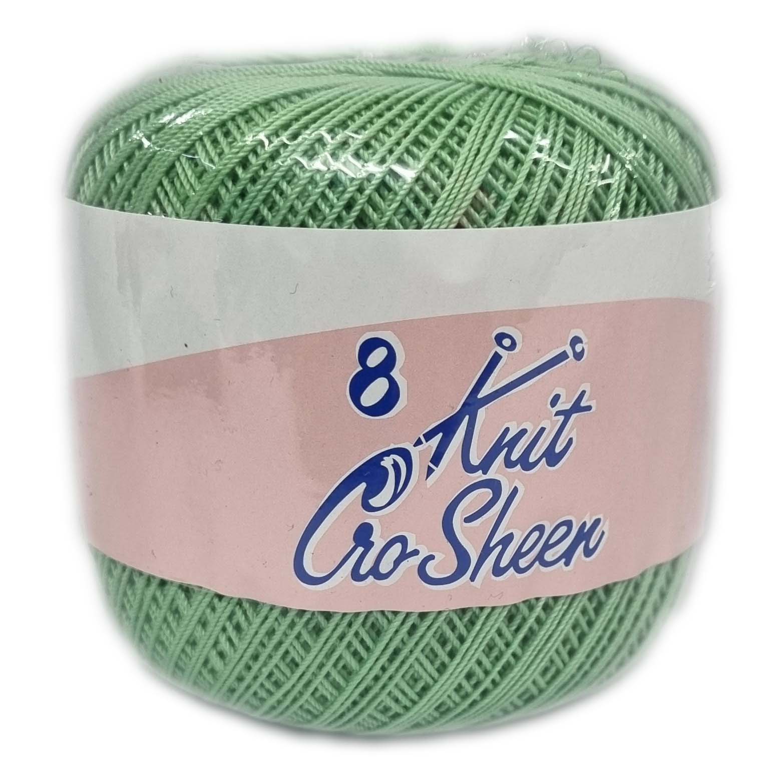 KNIT CRO SHEEN No.8 50g-COL.0203 MINT – Vaalcraft Distributors
