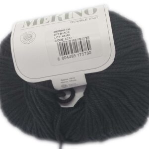 MERINO D.K 50g-COL.017 BLACK