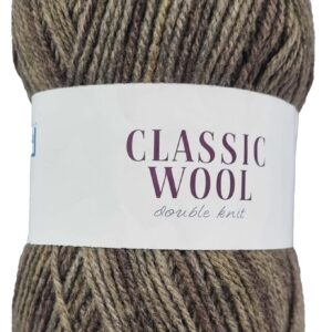 CLASSIC WOOL D.K PRINT 100g-COL.631 TABACCO