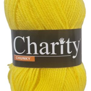 CHARITY CHUNKY 100g-COL.138 BRIGHT YELLOW