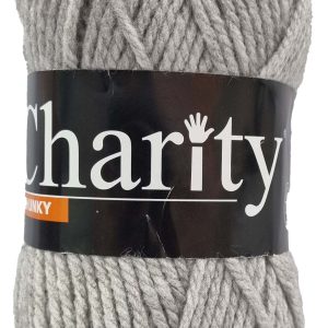 CHARITY CHUNKY 100g-COL.733 RHINO