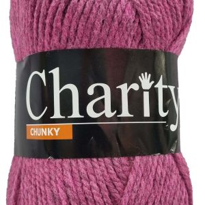 CHARITY CHUNKY 100g-COL.742 RASPBERRY