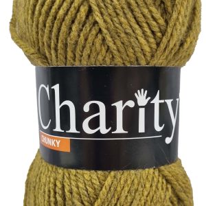 CHARITY CHUNKY 100g-COL.744 KHAKI