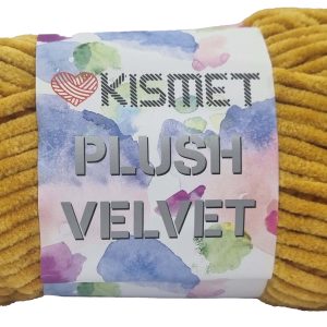 PLUSH VELVET 100g-COL.16 MUSTARD