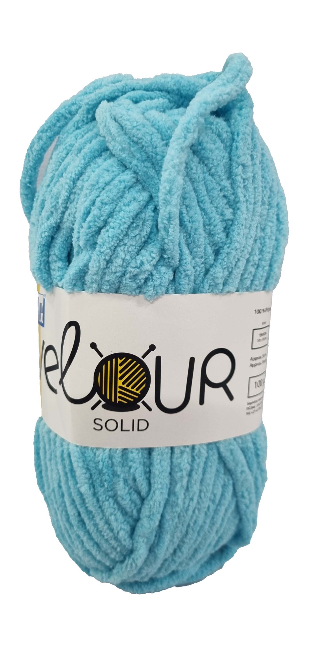 ELLE VELOUR 100g-COL.027 AQUA – Vaalcraft Distributors