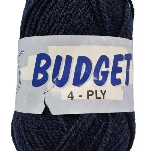 BUDGET 4 PLY 20g-COL.NAVY BLUE