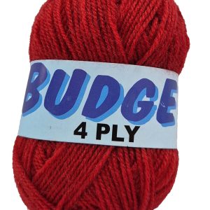 BUDGET 4 PLY 20g-COL.RED