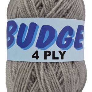 BUDGET 4 PLY 20g-COL.SILVER GREY