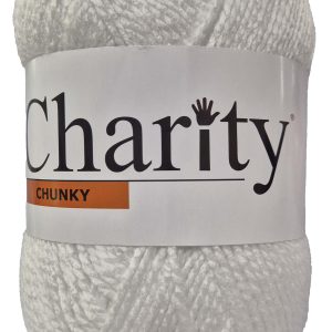 CHARITY CHUNKY 300g-COL.001 WHITE