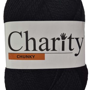 CHARITY CHUNKY 300g-COL.017 BLACK