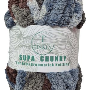 SUPA CHUNKY 250g-COL.84 BLUE CAMO