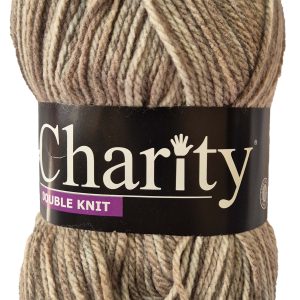 CHARITY PULLSKEIN D.K PRINT 100g-COL.769 BISON HIDE