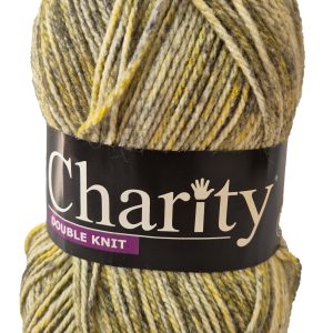 CHARITY PULLSKEIN D.K PRINT 100g-COL.770 BEESWAX