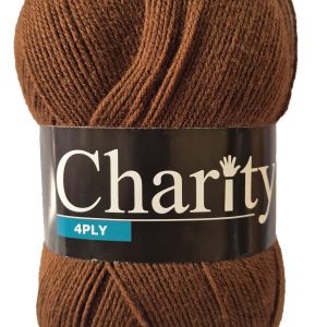CHARITY 4 PLY 100g-COL.171 MARRON
