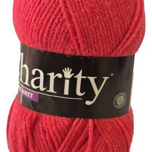CHARITY PULLSKEIN D.K 100g-COL.763 HOT PINK