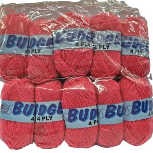 BUDGET 4 PLY 400g-COL.CERISE