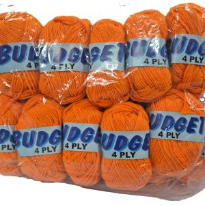 BUDGET 4 PLY 400g-COL.ORANGE