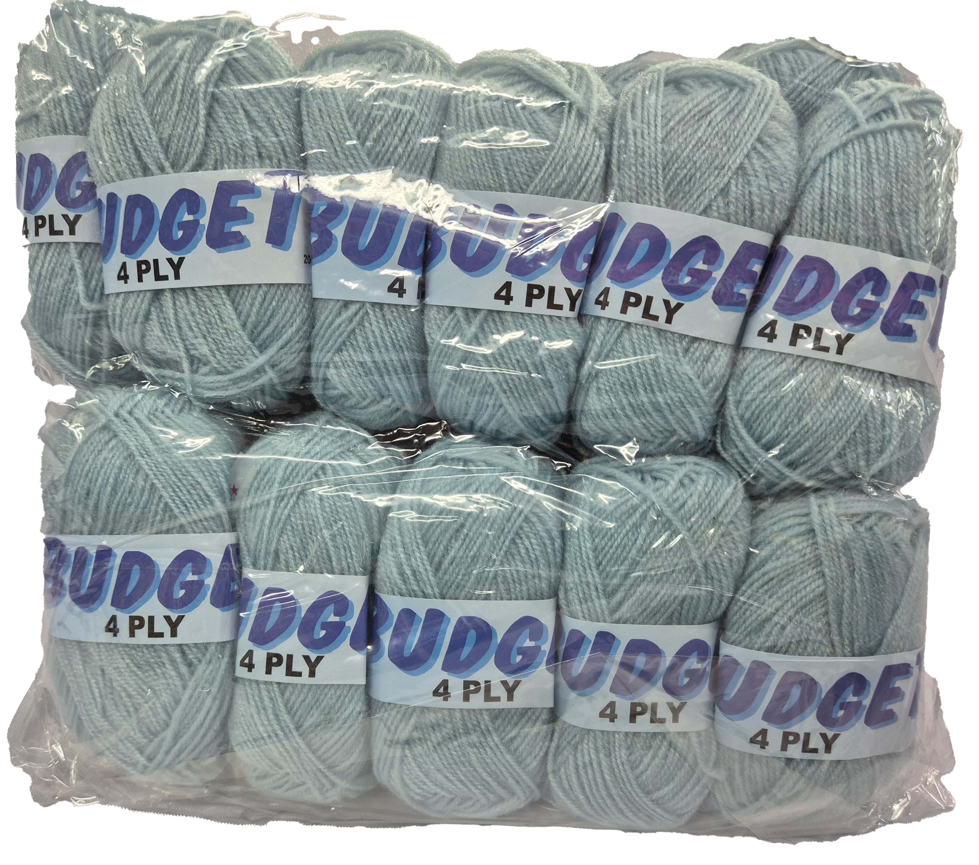 BUDGET 4 PLY 400g-COL.SKY BLUE