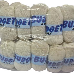 BUDGET 4 PLY 400g-COL.WHITE