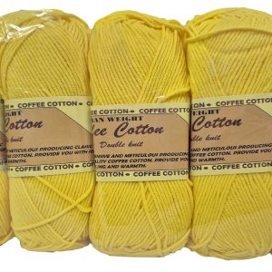COFFEE COTTON D.K 500g-COL.BRIGHT YELLOW