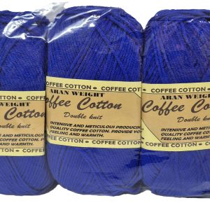 COFFEE COTTON D.K 500g-COL.ROYAL BLUE