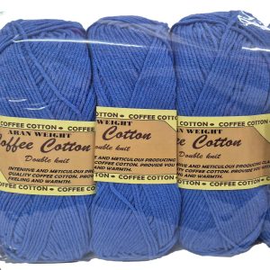 COFFEE COTTON D.K 500g-COL.SAXE BLUE