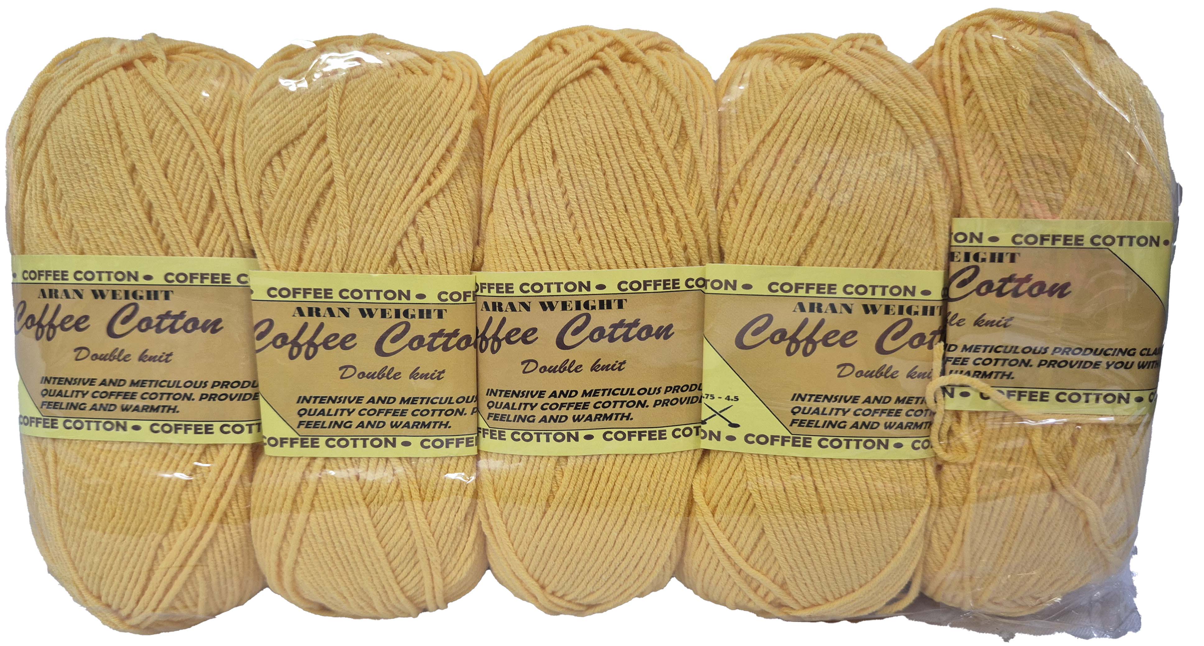 COFFEE COTTON D.K 500g-COL.SUNSHINE