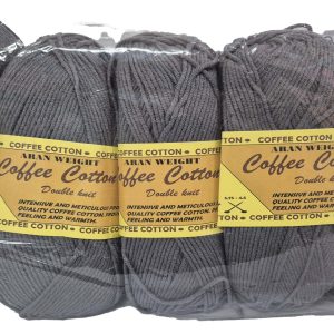 COFFEE COTTON D.K 500g-COL.TITANIUM