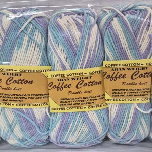 COFFEE COTTON D.K PRINT 500g-COL.PASTEL BABY