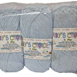 COFFEE COTTON 4 PLY 500g-COL.BABY BLUE