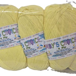 COFFEE COTTON 4 PLY 500g-COL.BABY LEMON