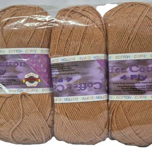 COFFEE COTTON 4 PLY 500g-COL.CARAMEL
