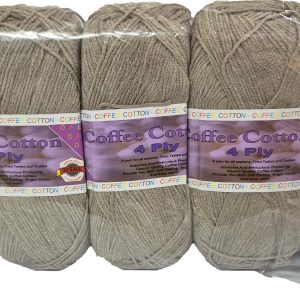 COFFEE COTTON 4 PLY 500g-COL.SILVER GREY